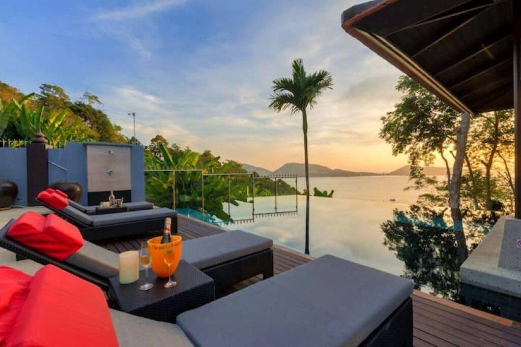 Patong Seaview Villa芭东一线海景豪华6卧别墅 3晚免费接机 女佣管家服务 早餐 Exterior photo