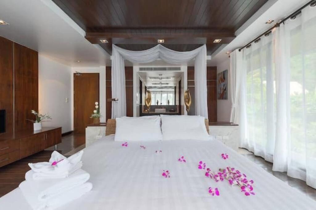 Patong Seaview Villa芭东一线海景豪华6卧别墅 3晚免费接机 女佣管家服务 早餐 Exterior photo