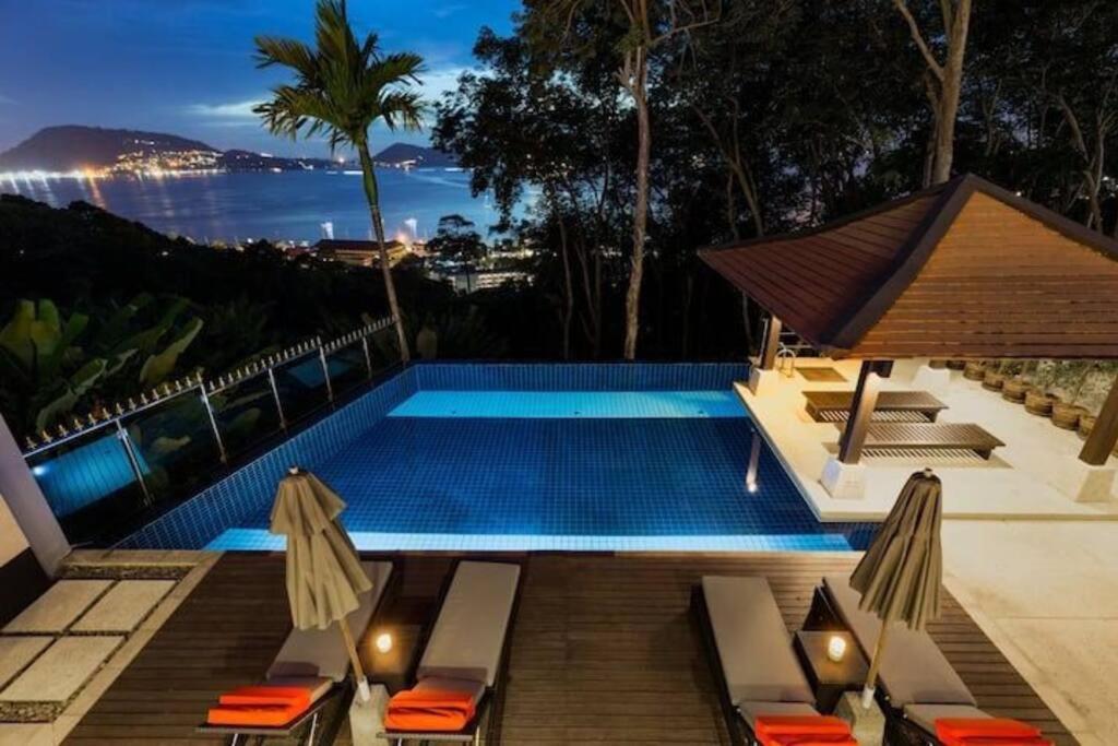 Patong Seaview Villa芭东一线海景豪华6卧别墅 3晚免费接机 女佣管家服务 早餐 Exterior photo